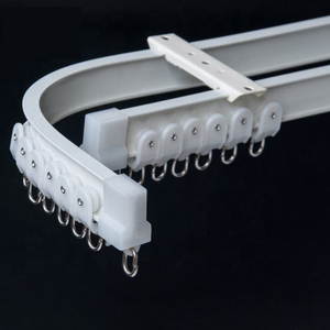 Iksun Phật Sơn 6063 Nhôm Đùn Linh Hoạt Bendable Rèm Theo Dõi Cong Cửa Sổ Bệnh Viện Rèm Đường Sắt - Product Image 5