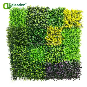 Doleader Home Decor Uv-Resistente Kunstmatige Groene Muur Kunstmatige Plantenmuur