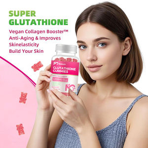 Venta caliente Etiqueta Privada todas las gomitas de colágeno de glutatión blanqueador de piel con brillo natural con zinc y ácido pantoténico - Product Image 4