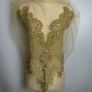 แผ่นปะตกแต่งเสื้อผ้าแฟชั่นประดับคริสตัลแก้วสำหรับชุดราตรีงานแต่งงาน <span class=keywords><strong>ราคา</strong></span>โรงงาน - Product Image 1