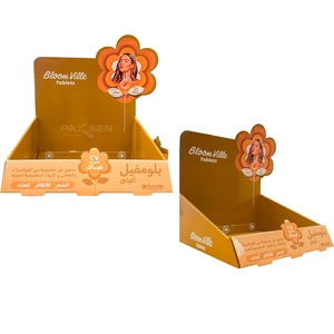 Custom Drug Store Point of Sale <b>Supplements</b> Tabletop Corrugated Cardboard Counter Display Stand for Medicine - Product Image 4