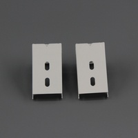 Supports métalliques de bonne qualité pour l'installation de stores zébrés au plafond, accessoires pour rideaux à cassette et supports de tringle à rideau de plafond