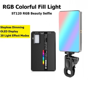 Luce LED RGB 12W per <span class=keywords><strong>Video</strong></span> 2500-9000K CRI 95, Illuminazione Ricaricabile 3Ah per Fotocamera con 20 Effetti Speciali per Streaming Live su <span class=keywords><strong>YouTube</strong></span> - Product Image 1
