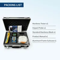 Testeur de dureté Leeb portable, duromètre à rebond pour métal, acier, HL, HB, HRC, HRA, HV, gemmes