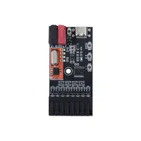 Bande LED RC-8L-D DC5-24V 4 canaux monochrome multicolore programmable avec télécommande RF, effet dynamique de défilement et de cascade