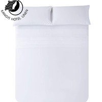 Parure de lit de luxe 5 étoiles pour hôtel, en coton satiné 100S, blanc uni, toutes saisons, personnalisable, avec draps et housse de couette