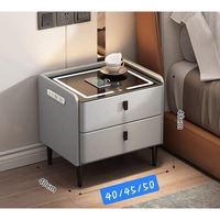 Table basse intelligente avec tiroir de refroidissement et recharge sans fil, meubles de maison avec réfrigérateur, mini table basse Frate