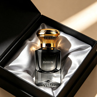 Flacon de parfum spécial 30ml 50ml 100ml, flacon de parfum rond élégant vide, flacon de parfum noir avec boîte d'emballage