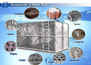 Réservoir d'eau de 50 000 l, réservoir d'eau en acier pressé, réservoir d'eau rectangulaire - Product Image 2