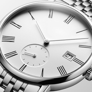 Montre mécanique automatique pour homme, cadran à chiffres romains, petite seconde, bracelet en acier inoxydable, fenêtre de date, montre-bracelet classique - Product Image 5