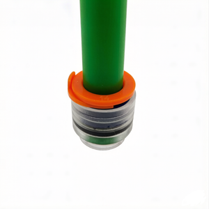 Bouchon d'extrémité et embout de tuyau en PEHD 12 mm avec raccords pour micro-conduits, protection IP68, durée de vie de 25 ans - Product Image 1