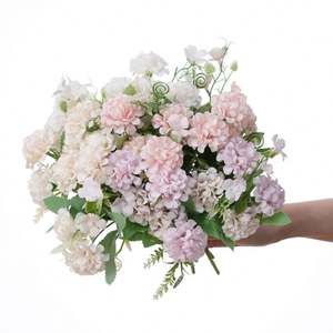 زهرة اصطناعية أقحوان الكوبية الجميلة تصميم فريد من نوعه لتخرج عيد الأب عيد الأم بوعاء اصطناعي - Product Image 3