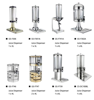 Distributeur de jus à double réservoir, distributeur de boissons chaudes et froides électrique pour restaurant, hôtel, buffet