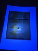 High Quality Watermark Certificate Micro Text Certificate UV Invisible Certificate Water Mark Certificate for Prob
