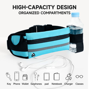 <span class=keywords><strong>2023</strong></span> ceinture de course sac de taille, ceinture de Fitness étanche, sacs de téléphone portable de taille de sport pour Gym cyclisme Jogging randonnée femme - Product Image 3