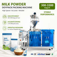 Machine d'emballage automatique de poudre de lait en sachet préformé, machine de remplissage Doypack