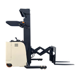 가위 포크 전기 도달 트럭 지게차 스태커 대형 리프트 하이 리치 스태커 기계 - Product Image 4