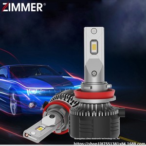 Zimmer E55 siêu sáng tự động <span class=keywords><strong>Led</strong></span> Đèn Pha 6000K màu <span class=keywords><strong>LED</strong></span> xe đèn bóng đèn - Product Image 1