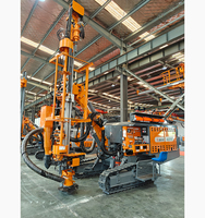 Foreuse de forage DTH diesel JJEM ZEGA D545 sur chenilles, mobilité optimale, profondeur max. 30 m pour l'exploration géologique (ISO CE)