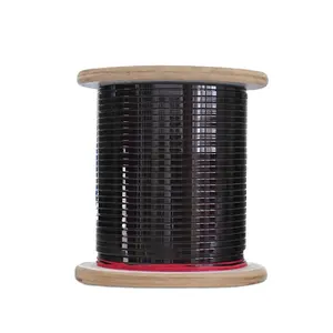 Enameled aluminium/copper flat winding wire for transformer