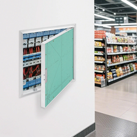Plaque d'accès extérieure moderne en aluminium, résistante à la rouille, durable, pour câblage électrique, pour plaques de plâtre, installation facile