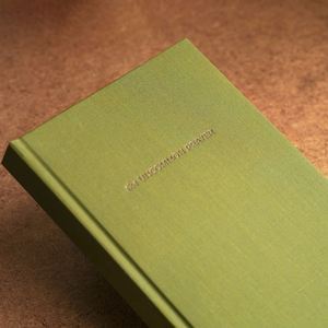 Customizable Personalization Design A5 A4 <b>A6</b> B5 Green Fabric Linen Cover Reading Journal Notebook - Product Image 4