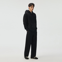 Sweat-shirt à capuche personnalisé avec impression de logo, de haute qualité, coupe ample pour homme, épaules tombantes, pull à capuche