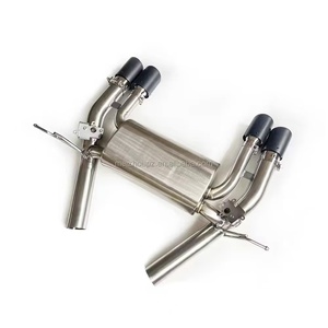 ระบบท่อไอเสียแบบแคทแบคสแตนเลส valvetronic ประสิทธิภาพสูงสำหรับ <span class=keywords><strong>BMW</strong></span> F80 M3 F82 F83 M4-1.5mm กระจกขัดเงา - Product Image 4