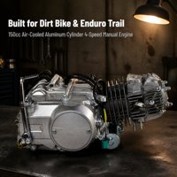 Ensemble moteur de moto tout-terrain 150cc OEM d'usine, refroidissement par air, embrayage manuel, cylindre en aluminium, 4 vitesses