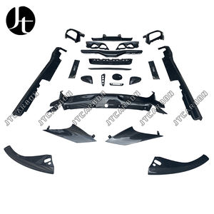 Para Ferrari 812 modificado OEM fibra de carbono seco rodeado pala frontal labio trasero falda lateral Pedal - Product Image 6