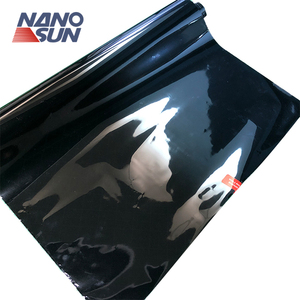 Film de protection solaire pour pare-brise de voiture, double ton noir et rouge/noir et <span class=keywords><strong>bleu</strong></span>/noir et or, avec teinte supérieure, contrôle solaire de luxe, rejet des rayons infrarouges - Product Image 2