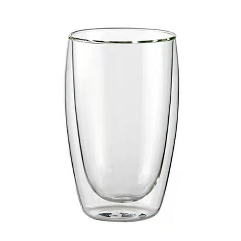 Stock Double Walled Glass Mugs for Hot or cold Drinks