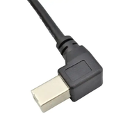 Cable de Datos USB 2.0 Tipo C de 20 cm en Forma de L, Carga Rápida, Conductor de Cobre Puro para Teléfonos Móviles, Cámaras de Coche, Impresoras, de Fábrica OEM
