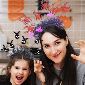 Interesante Halloween Bat Pumpkin Skull Head Band Diseño peludo para productos de Halloween Bandas para el <span class=keywords><strong>cabello</strong></span> para niños - Product Image 5