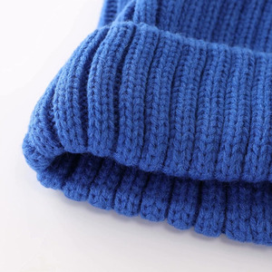 Custom Logo Winter Soft Comfortable Solid Color <b>Beanie</b> <b>Hats</b> Custom Logo Trendy <b>Beanies</b> <b>Hats</b> Warm Winter Wear Knitted <b>Beanie</b> - Product Image 4