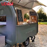 Carrito de Comida Móvil para Exteriores, Remolque de Papas Fritas, Cocina para Planta Procesadora de Vegetales, para Venta de Alimentos