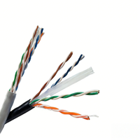 Câble en vrac KARENDA CAT6 UTP en cuivre massif 24AWG, bobine de 100m, 250MHz, pour internet haut débit, câblage LAN résidentiel et commercial, offre spéciale