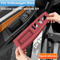 Für Volkswagen Bora Auto-Innenausstattung Dekoration Mittelkonsole Silikonmatte Türarmlehnen-Polster Innenausstattungs-Upgrade