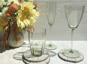 Prisma De Alta Qualidade Copos De Vinho Vidro Verde Azul Champanhe Flauta Corte De Vidro Vinho Highball Tumbler Copos - Product Image 6