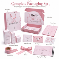 Juego de Empaque Personalizado OEM para Maquillaje, Cosméticos, Cuidado de la Piel, Marcas de Maquillaje, Cajas de Empaque para Pequeñas Empresas, Logotipo Personalizado
