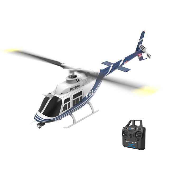 Museorigin Toys Radio Control 4CH 2.4G 1:33 RC Flybarless Model Helicopter Remote Control RC Helicopters Toy With Altitude Hold