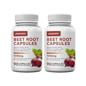 LIFE WORTH Private Label Vegan unterstützt herz gesunde Vitamine 3 in 1 Red Beet Root Extract Capsule - Product Image 6