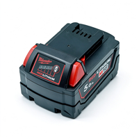 Clé à chocs sans fil Milwaukee de qualité industrielle 18V, ensemble de 1/2 pouce avec moteur sans balais, comprend une batterie Li-ion 5.0Ah et un chargeur