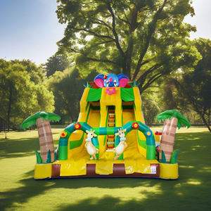 Equipo de Entretenimiento al Aire Libre Dongyuan, Trampolín Inflable, Casa de Brinco con Tobogán, Material de PVC, <span class=keywords><strong>Castillo</strong></span> Personalizable - Product Image 5