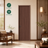 Panneau décoratif en mélamine durable, insonorisé et facile à nettoyer, porte intérieure en MDF pour villa et hôtel