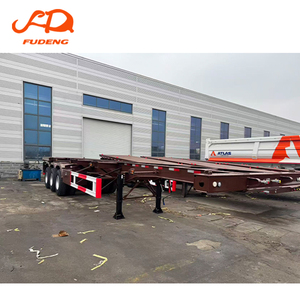 Remorque <span class=keywords><strong>squelette</strong></span> légère à cadre renforcé pour le transport de conteneurs en entrepôt logistique au Kenya et en Tanzanie – Stock disponible - Product Image 6