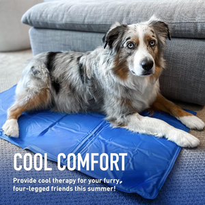 Hunde kühl matte Haustier für Hunde Kein Wasser oder Kühlung erforderlich Ungiftiges Gel kissen Ideale Heimreise - Product Image 5
