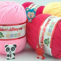 Fil de protéine en polyester/coton Balabala pour bébé, doux, ignifuge, recyclé, teint, polyvalent pour le tricot, la couture et la broderie