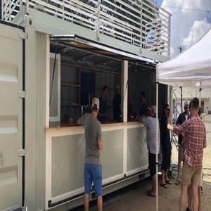 Custom prefab shipping shop container coffee bar restaurant <span class=keywords><strong>cafe</strong></span> kiosk store house 20ft for sale - Product Image 6