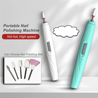 Kit de perceuse à ongles électrique mini ODM OEM, pour acrylique, poudre, gel, vernis, vitesse variable, léger, sans fil, portable